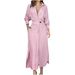 New Solid Color Dress Coat Long Sleeve Temperament Shirt Women's Clothing Lazy Wind Small Woman_ecoleips.com