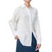 2025 New Model 100% Imported Linen White For Women, Loose Fit With A High-End Feel, Long Sleeve Sun Protection Shirt Top_ecoleips.com