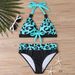 Women's Clothing New Colorful Printed Swimsuit Triangle Bikini Set Plus Size Two Piece Polyester Spring Autumn Summer Winter_ecoleips.com