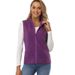 Aria Basics Cross-border Bestseller European And American Style Women's Vest, Soft Sleeveless Jacket, Stand-up Collar Fleece_ecoleips.com