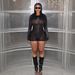 Sheer Shiny Bodystocking Leggings – Stretchy Clubwear Catsuit With Long Sleeves_ecoleips.com