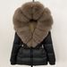 Winter New Down Jacket Women's Medium Length Waist Thickened Large Fur Collar Hooded Fashionable Warm Coat Fox Fur_ecoleips.com