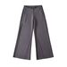 Aria Basics European And American Cross-border Women's Clothing: High-waisted, Straight-leg, Loose-fitting, Long-length, Casual_ecoleips.com