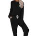 2024 Fall/Winter New Two-Piece Home Wear European American Casual Long-Sleeve T-Shirt And Pants Set For Women_ecoleips.com