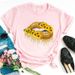 New Women's Plus-size Casual T-shirt With Colorful Lips Print, Short-sleeved Top For Women_ecoleips.com