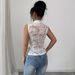 European And American 2025 New Sexy Mature Hollow Chest Jacquard Design Perspective Lapel Tight Lace Cardigan_ecoleips.com