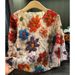 Women's Clothing High End Fashion Printed Loose Pleated Tops For Women In Autumn New Commuting Round Neck Bat Sleeve T Shirt_ecoleips.com