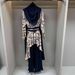 Fashion Floral Two-Piece Set Abaya Robe Women's Long Dress_ecoleips.com