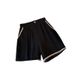 women's clothing fat mm Xiaoxiang style casual shorts contrast color tops slim temperament two-piece suit_ecoleips.com
