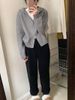 K High-end Zipper Hooded Thickened Cardigan New Loose Top Solid Color Sweater Lady_ecoleips.com