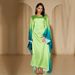 Modest Abaya Dress Women's Gradient Color Party Dress Plus Size Bat Sleeve Fashion England Style Polyester Spring/Autumn Summer Dress_ecoleips.com