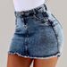 Women's Clothing Sexy Temperament Large Size Women's Denim Hip Skirt_ecoleips.com