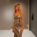 Women's Clothing New Women's Clothing Fashion Sleeveless Sequined Suspender Dress Sequined Dress Ins_ecoleips.com