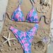 Women's Clothing Shell Print Lace-Up Bikini Set –Sleek Lines, Confident Silhouette Sexy & Fresh Two-Piece Swimwear For Women_ecoleips.com