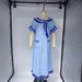 Temperament: Short-Sleeved Bow Pockets, Large Swing Loose Long Skirt_ecoleips.com