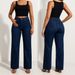 Women’s Vintage Jeans – High Stretch Straight Leg Denim Pants (Dark Blue/Light Blue/Black, Sizes XS-3XL, Mid-Rise Comfort Fit)_ecoleips.com