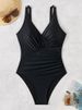 Vigoashely 2026 Sexy Strapped Swimwear Women Solid Push Up One Piece Swimsuit Backless Lady Monokini Beach Summer Bathing Suit_ecoleips.com