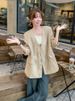 ng2510292 Stylish And Elegant Casual Blazer For Women, Autumn Korean Version, This Year's Popular Loose Fashion Jacket_ecoleips.com