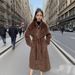 Luxury Faux Mink Fur Coat Women's Long Elegant Winter Jacket With Big Lapel, Warm Faux Fur Lining, Plus Size Available_ecoleips.com