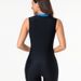 Aria Basics Sports-style European And American One-piece Zipper Slim-fit Sports Swimsuit, New Tight-fitting Women's Clothing_ecoleips.com