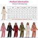 Cross-border European And American Plus-size Women's Clothing, Muslim Robe Lace-up Dress Two-piece Set,_ecoleips.com