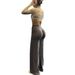 High-Waisted Flared Yoga Pants For Women – Tummy Control & Booty Lift Workout Leggings (Sweat-Wicking, Stretchy & Comfy)_ecoleips.com