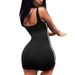 Sexy Women Summer Dress Bandage Bodycon Sleeveless Evening Party Club Short Mini Dress Fashion Women Clothes_ecoleips.com