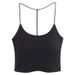 Spring/Summer Pure Backless Bra Thin One Piece with Built-In Pads Navel Style Camisole Wearable as Outerwear Or Innerwear_ecoleips.com