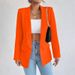 2025s 2025 Red New Small Suit Commuting Spring Autumn Coat Top For Women, Versatile, Fashionable, And Personalized_ecoleips.com