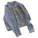 Heavy Duty Color Blocked Denim Jacket Loose Fitting Embroidered Rabbit And Letter Details Absolutely Stunning Perfect For Early Spring_ecoleips.com
