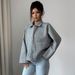 Women's Elegant High-Collar Zip-Up Long Sleeve Jacket - Polyester Woven Outerwear For Fall & Winter_ecoleips.com