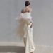 French-style Strapless Light Wedding 2026 Winter New Model, Forest-themed Satin Reception Gown, Fishtail Slimming Dress,_ecoleips.com