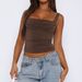 Women's Fashion Strappy Slim-Fit Tank Top Trendy Streetwear Breathable Stylish Top in 7 Colors Size S-XXL_ecoleips.com