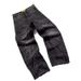 Women's Clothing Retro Flame Stitching Wide Leg Jeans Y2k Hip Hop Punk Raw Edge Embroidery Jeans_ecoleips.com