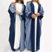 Modest Abaya Dress Loriya LR736 Reversible Elegant Abaya Long Robe - Breathable Viscose, Modest Loose Fit, Versatile Wear For Women_ecoleips.com