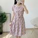 Summer New Cotton Silk Dress, Artificial Cotton, Petite Figure-flattering, Floral Print, Vacation Bohemian Mid-length_ecoleips.com