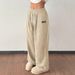 Aria Basics 2025 Autumn Winter New Cross-Border European American Loose Drawstring Solid Color Pocket Casual Versatile_ecoleips.com