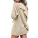 Women's Long Button-Up Cardigan With V-Neck & Pockets - Soft Knit Loose Fit Coat For Fall & Winter - Casual Comfortable Open Front Sweater_ecoleips.com