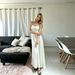 Women's French Sweet Strapless Ruched Off Shoulder Belted Maxi Dress – Designer Summer Gown_ecoleips.com