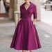 2026 European And American Cross-border Independent Site SHEIN Elegant Satin Spring/autumn Long-sleeve Dress With_ecoleips.com