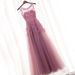 Evening 2026 Spring New Style One-Shoulder Bridesmaid Simple Solid Color Wedding Bridal Toast Dress_ecoleips.com