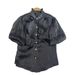 Women's Clothing Women's Rhinestone And Beaded Stand Collar Blouse Lantern Sleeve Unique Ruffle Top Gentle Elegant Light Luxury Youthful_ecoleips.com