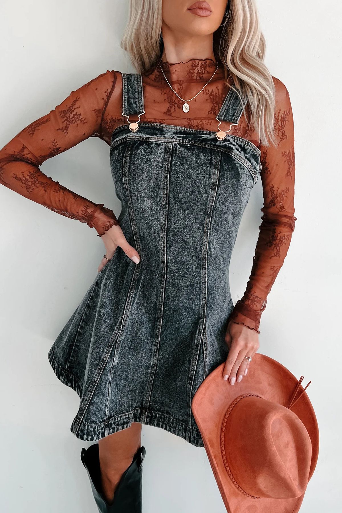 Street Style Slimming Fashionable Versatile Denim Suspender Vest Dress New European And American Cross Border Product 25 Years_ecoleips.com