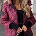 girl 2025 Quilted European And American Style 's Coat Autumn Winter New Lightweight Warm Cotton Short Hooded Jacket For_ecoleips.com