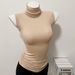Slim-Fitting Sleeveless Top for Women Chic Solid Color Turtleneck T-Shirt Show off Great Figure_ecoleips.com