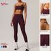 Breathable Quick-Dry Long Sleeve Yoga Set For Women – High-Performance Workout Outfit With Sports Bra & Leggings_ecoleips.com