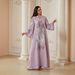 NC209 Beaded Long Robe V Neck Slimming Dress Luxury Loose Fit Fashion Evening Gown Jalabiya for Women_ecoleips.com
