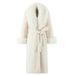 Big Fur Collar Belt Woolen Coat Women's New Temperament Long Double-sided Long-sleeved Coat_ecoleips.com