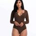 Voya Women's Simple Commuting Style Jumpsuit For Autumn And Winter, Comfortable For Wearing On The Abdomen As A Base Layer_ecoleips.com