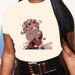 Summer European And American Cross-border Foreign Trade Plus-size T-shirt, Round-neck Casual Loose-fitting Short-sleeve_ecoleips.com